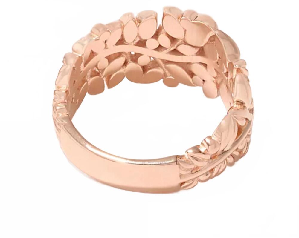 NEW CHRISTIAN JAMES BY SCOTT GRIMES clad legacy peace ring in rose gold